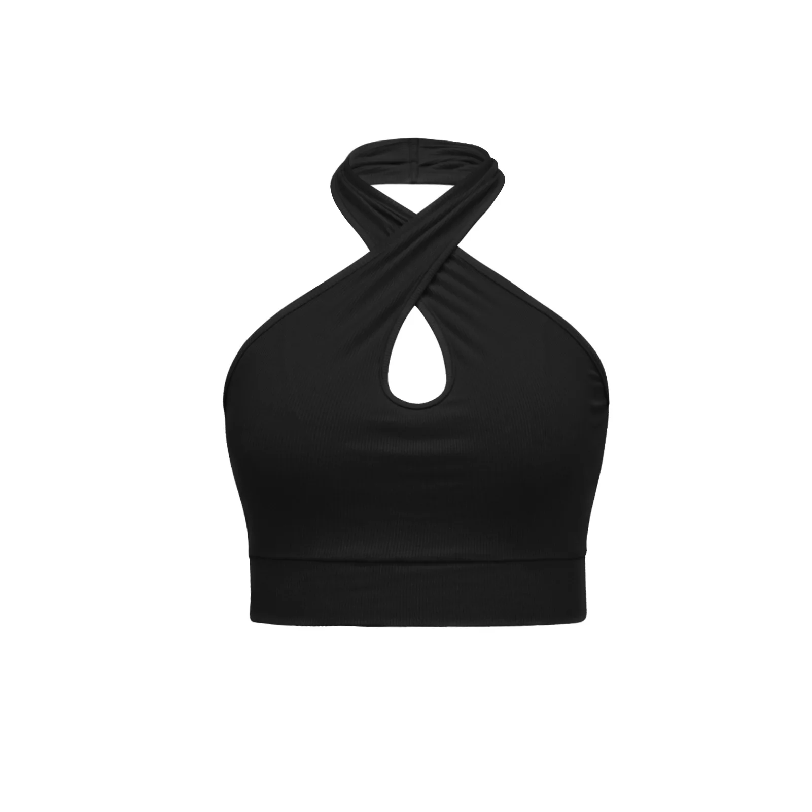 Женская однотонная кофта летний пикантный укороченный топ женские короткие топы