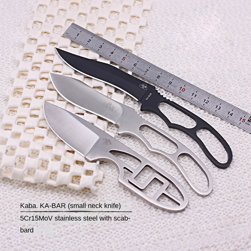 

Foreign Trade Export Tail Order Knife OEMKA-BARKaba High Hardness Portable Fruit Knife Outdoor Self-Defense Small Straight Knife