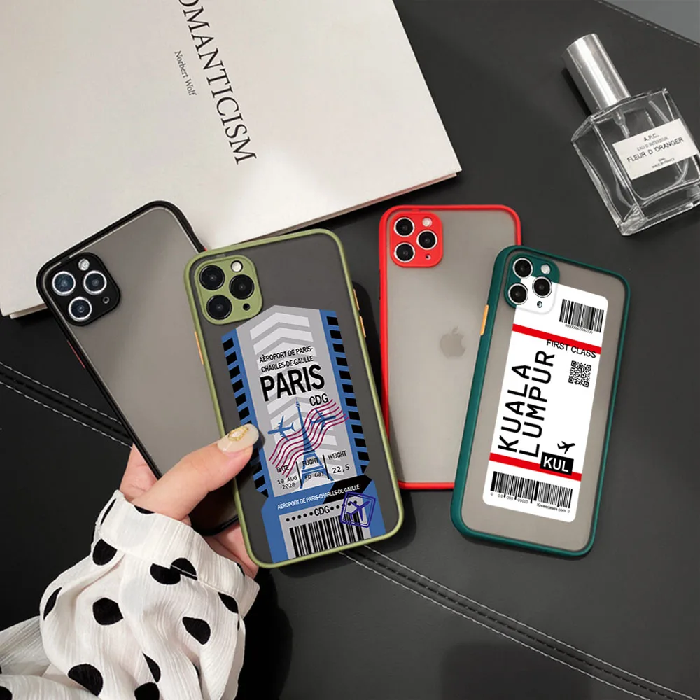 Чехол для телефона iphone 16 15 14 Pro Max 7 8 Plus 11 12 13 XR XS NEWYORK Россия-LUMPUR Этикетка дорожного