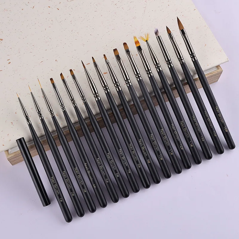 

Nail Brush Luxury Set Gel Nail Brush Color Painting Line Drawing Pattern Making Gel Polish Nail Professional Brush For Manicure
