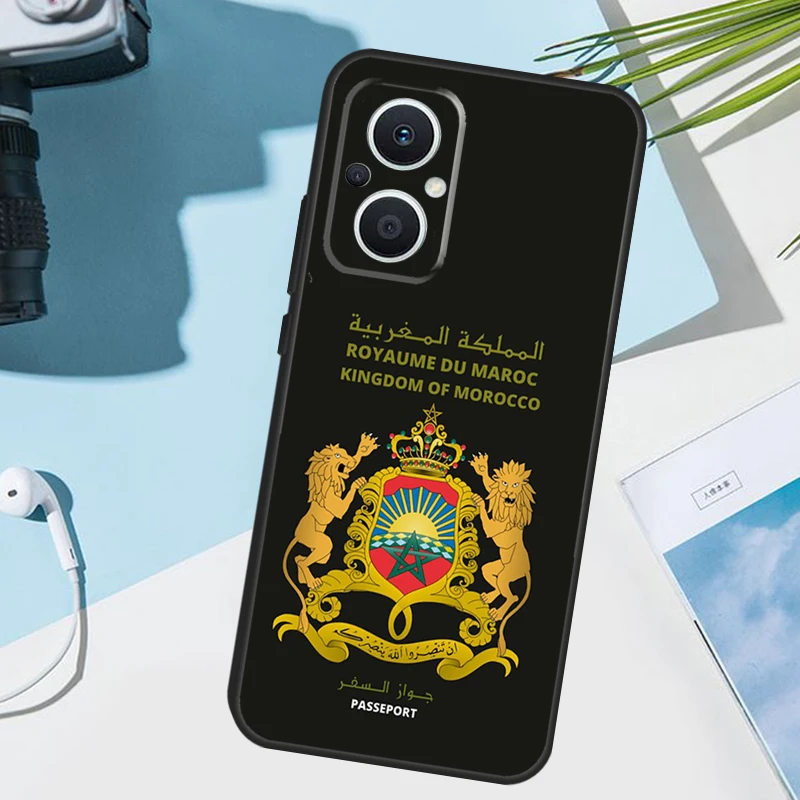 Фото Чехол с марокканским флагом для OPPO Reno 14 F 12 11 10 13 Pro 11F 12F 13F 7 8 Lite OPPO Find X8 X6 X5 X9 Pro №3