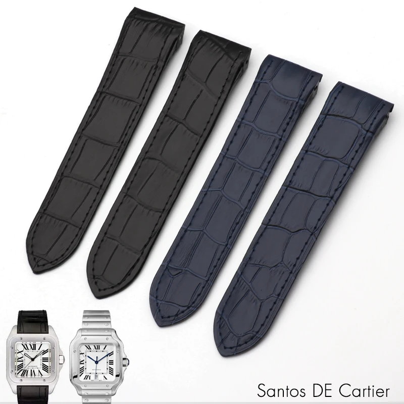 

Ремешок из высококачественной итальянской воловьей кожи для наручных часов, текстурный кожаный браслет черного и коричневого цветов, подх...