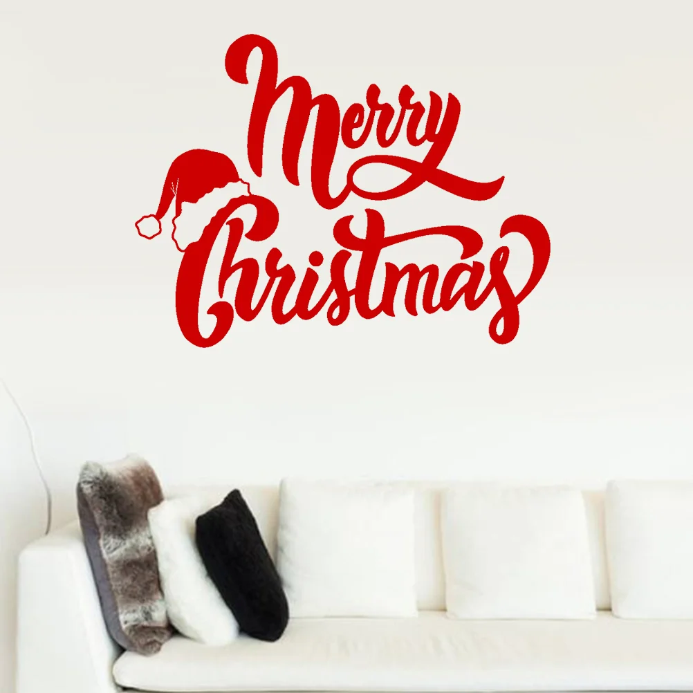

1PC Creative Decorative Peel and Merry Christmas Wall Sticker Wall Decal