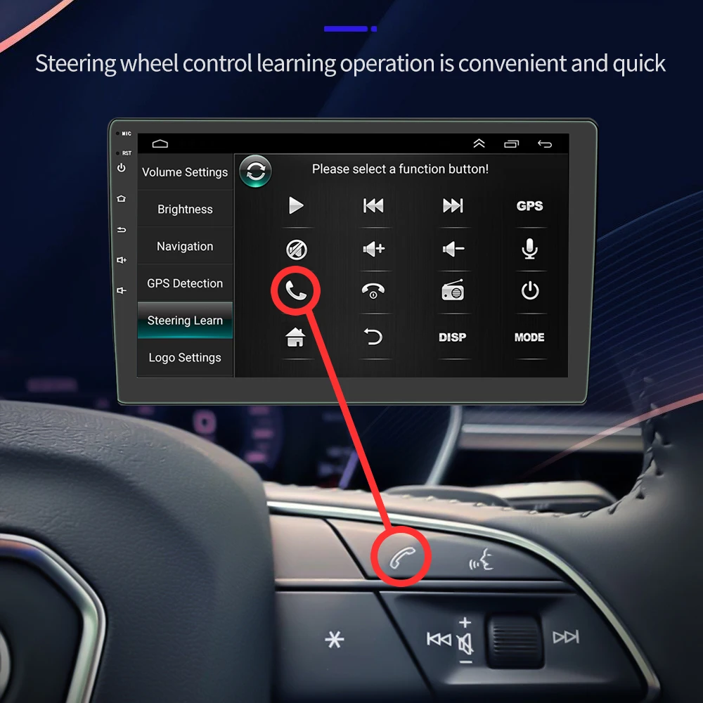 Автомагнитола на Android универсальная мультимедийная система с 7/9/10 &quotэкраном Wi-Fi