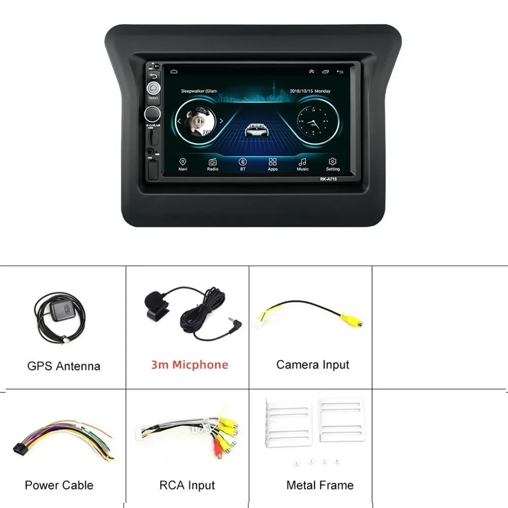 2 Din Android стерео для Nissan N400 Opel Movano Renault Master III 3 2010 - 2019 7 &quotАвтомагнитола
