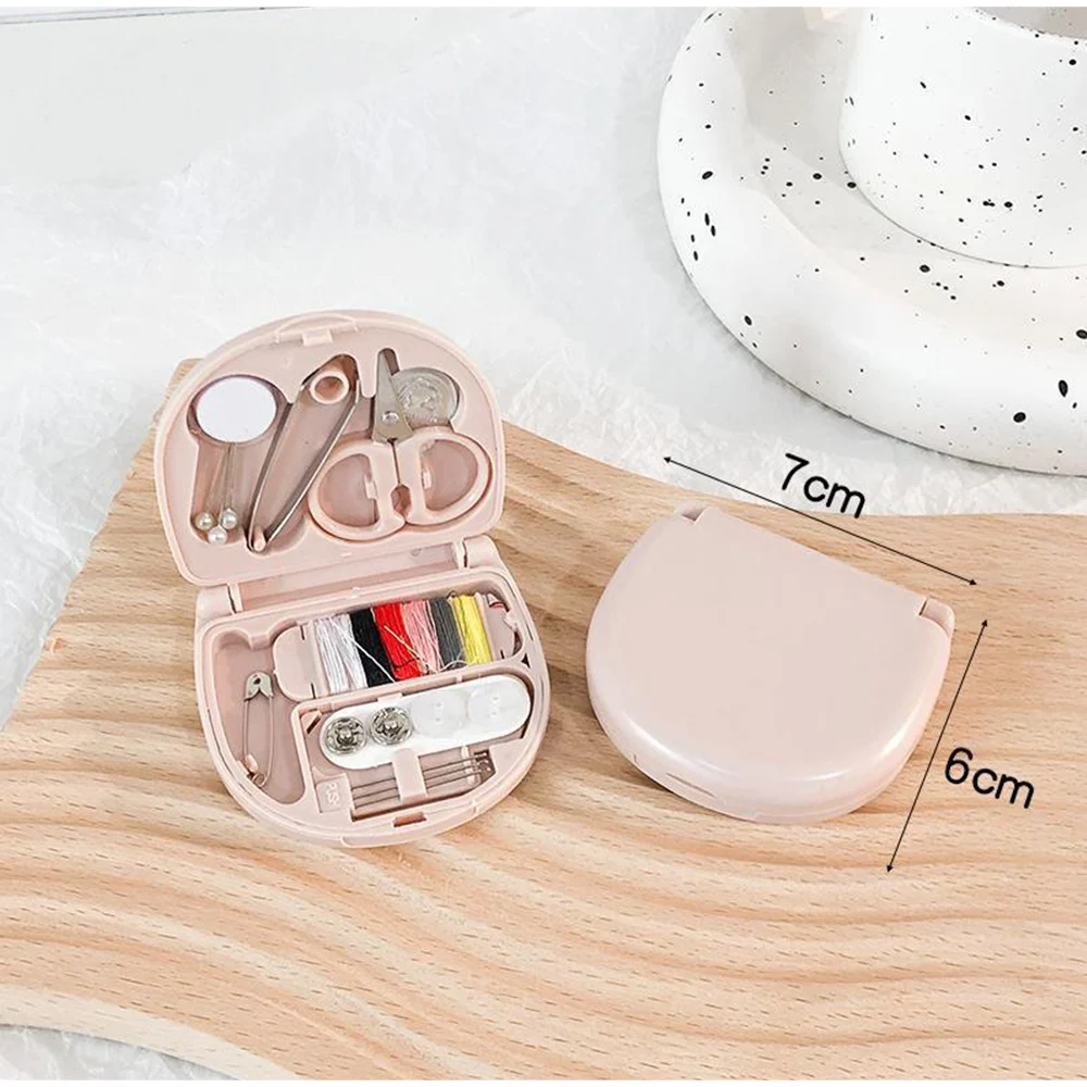 

Мини коробка для игл и ниток, удобная маленькая игла и инструмент для шитья
