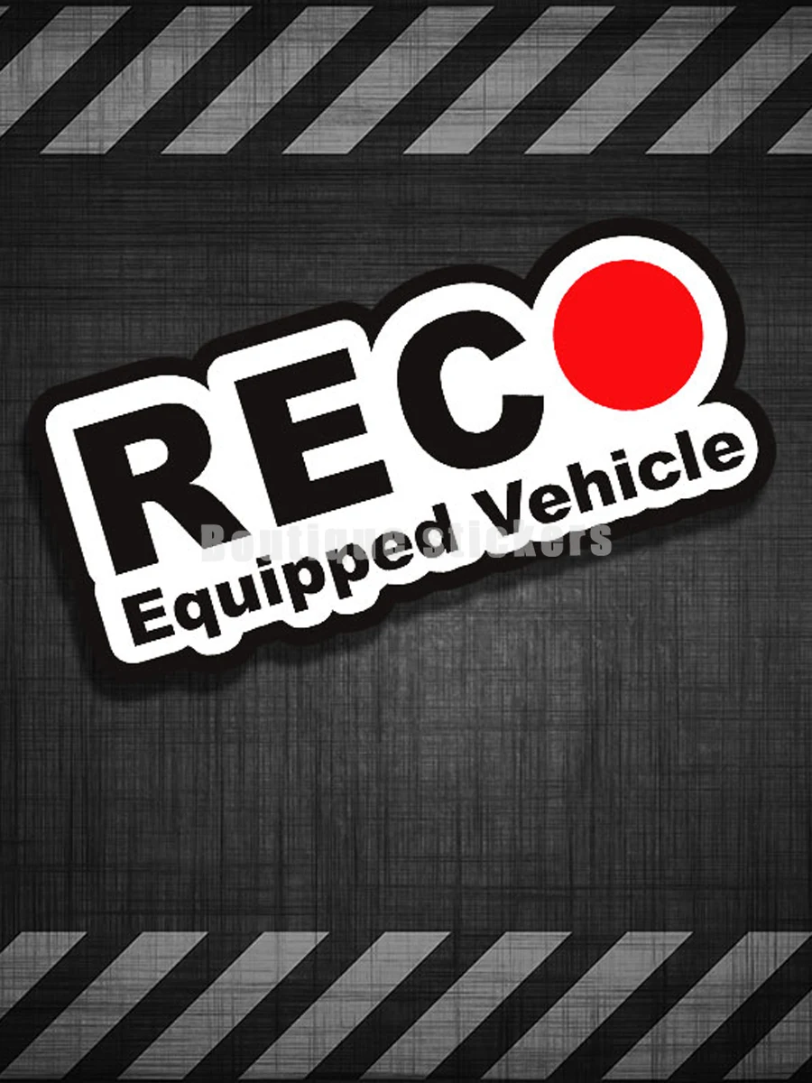 Автомобильная наклейка s REC Запись вождения GPS мотоциклетная Наклейка Шлем