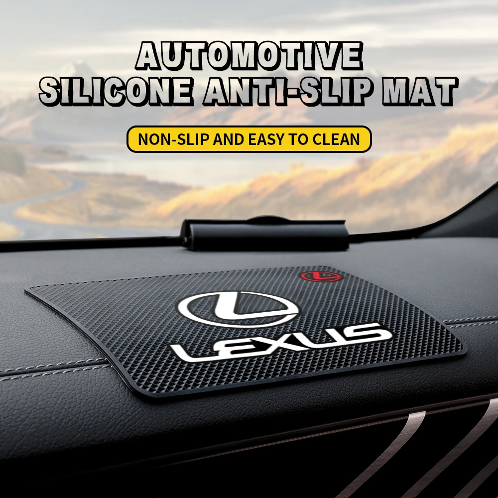 

Car Styling Silicone Anti-slip Pad Dashboard Non Slip Mat Decor For LEXUS RX CT200h es350 is250 RC RX350 F-sport ES LS IS GS LC