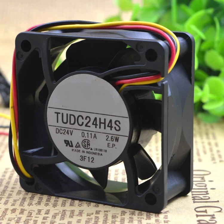 

Совершенно новый оригинальный 3-линейный тихий охлаждающий вентилятор TUDC24H4S 24 В 2,6 Вт 6 см 6025