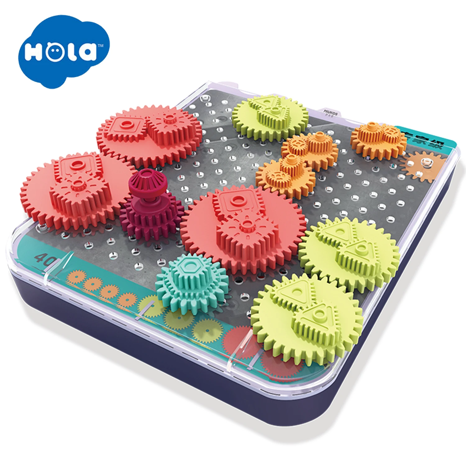 

HOLA Interactive Cogwheel Game Educational Toys Parent-Child Board Game