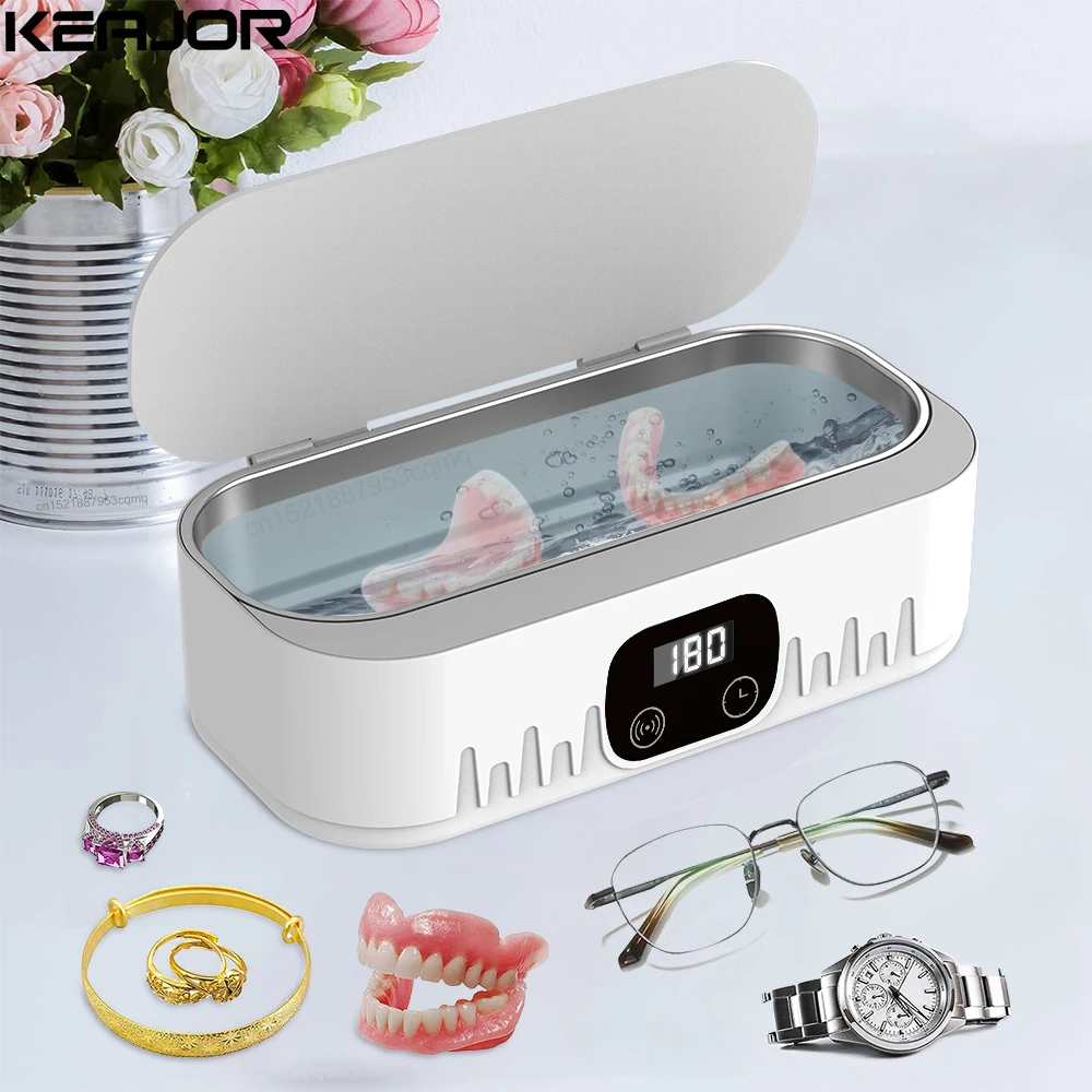 Ultrasonic Cleaner Dental Ultrasonic Cleaning Bath 47kHz High Frequency Vibration Ultrasound Washing Machine For Glasses Jewelry Ultrasonic Cleaner Dental Ultrasonic Cleaning Bath 47kHz High Frequency Vibration Ultrasound Washing Machine For Glasses Jewelry