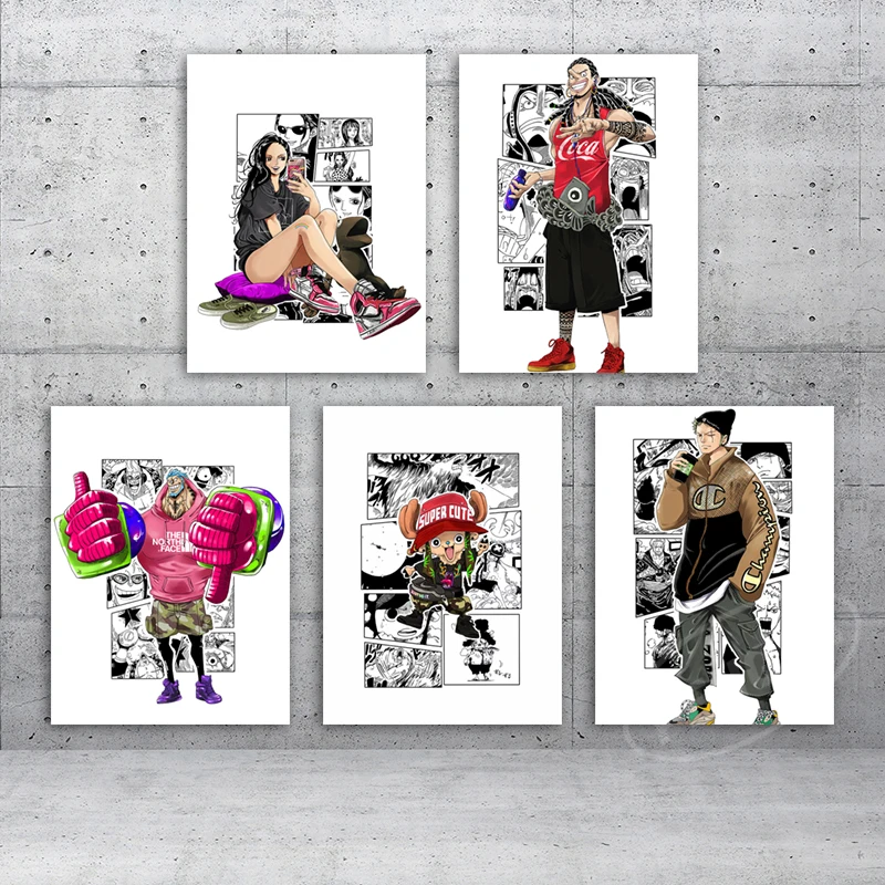 

Canvas Wall Art Print Robin Pictures Joba Poster Paintings Japanese Anime Home Decor One Piece Modular Living Room No Framework