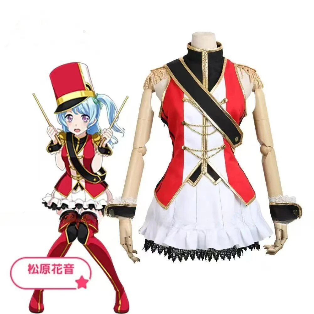 Аниме BanG Dream 2025! Привет Счастливый мир! Kitazawa Hagumi косплей женский наряд для