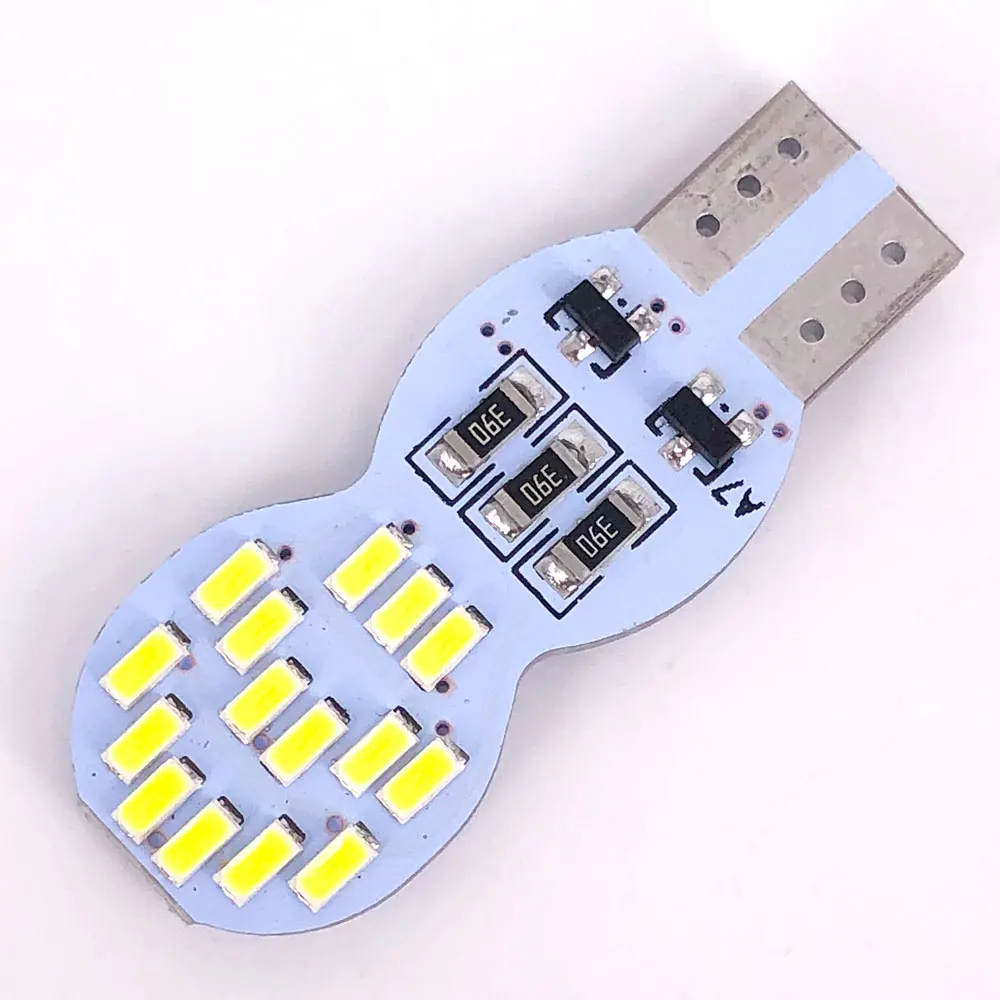 100 шт. T10 3014 30 SMD 12В W5W стробоскоп, стробоскопические фонари для плавного мигания, RGB автомобильные парковочные огни, внутренние купольные огни
