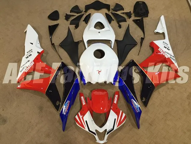 

4Gifts Injection Mold New ABS Motorcycle Fairings Kit Fit For HONDA CBR600RR F5 2007 2008 07 08 Bodywork Set Custom Red Blue