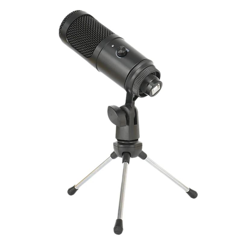 

USB Microphone Condenser Microphone With Tripod For Recording Voice Streaming Broadcast And Live Video