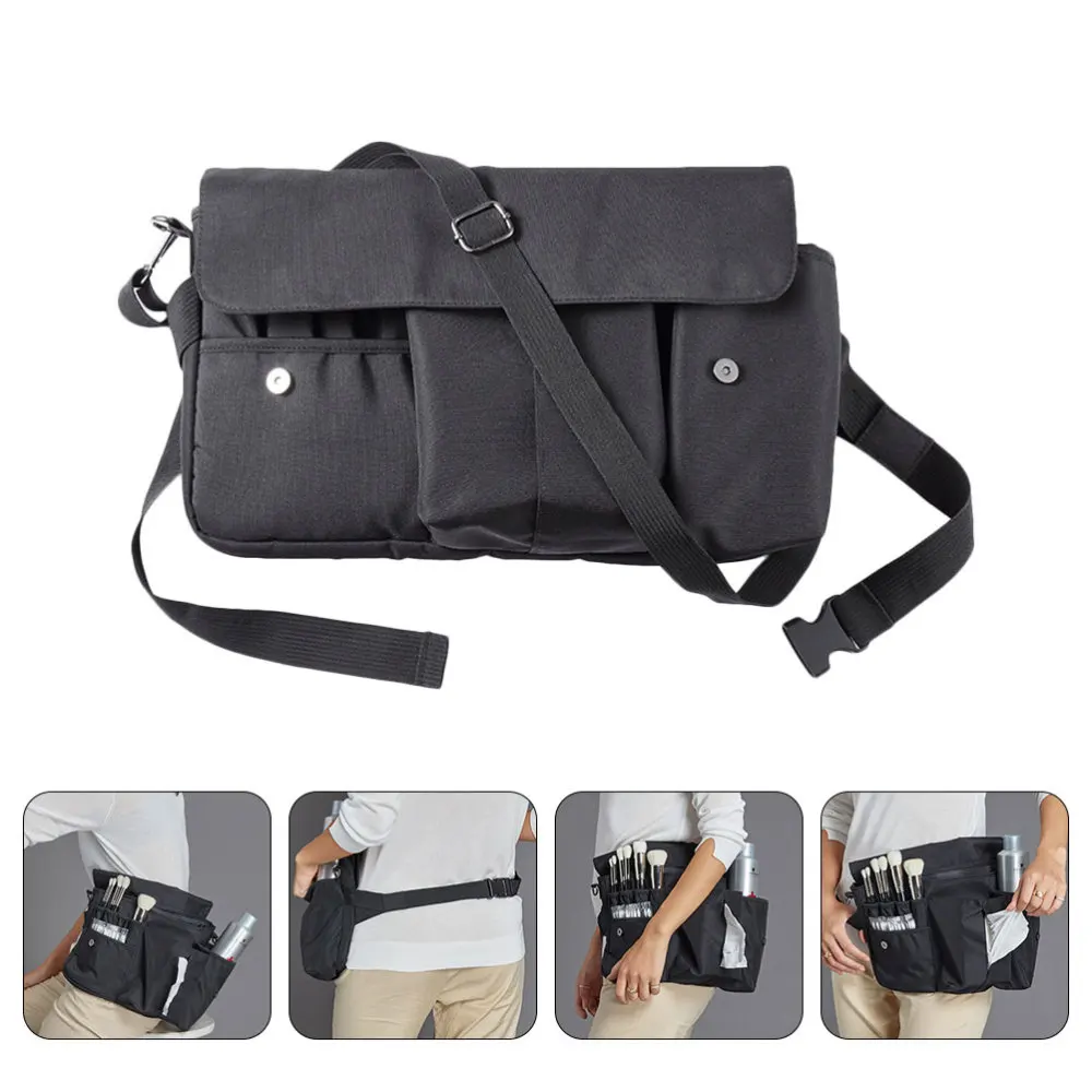 

Professional Cosmetic Bag Portable Makeup Brush Organizer Fashion Belt Bag