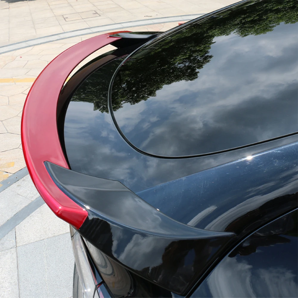 Задняя Крышка багажника губа Ducktail спойлер для ботинка крыло Tesla модели Y 2019 2020 2021