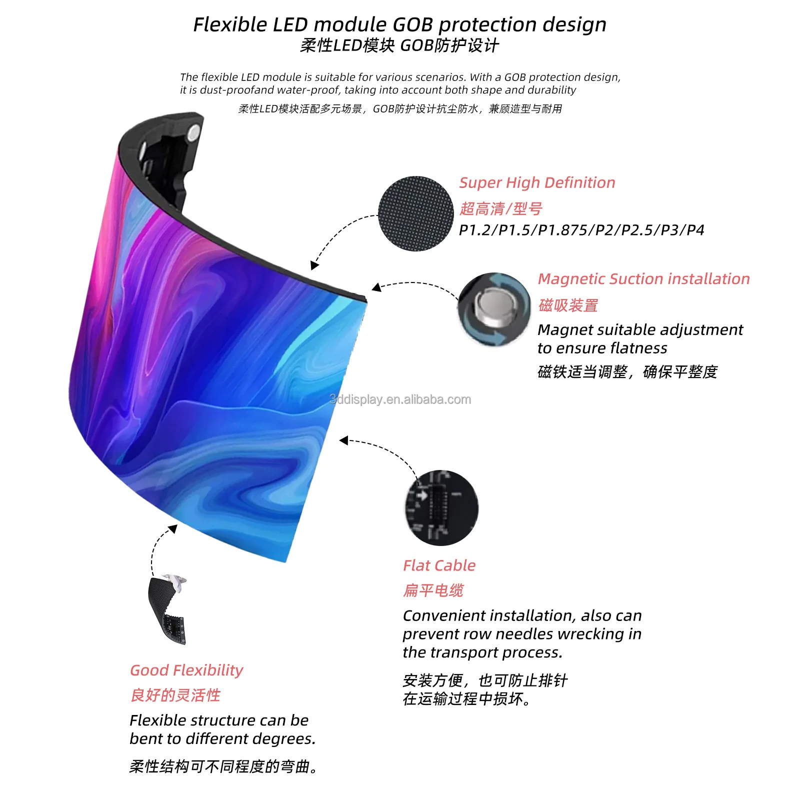 Фото Горячие продажи: LED-экран P1.86 P2.5 для диджейских пультов, использования внутри и вне помещений, для магазинов, баров, вечеринок и рекламы №4