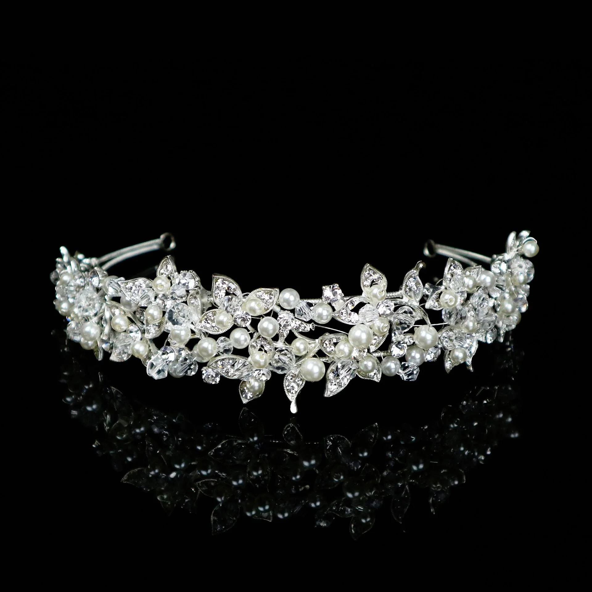 

Korean Style Sweet and Fresh Girls' Hair Accessories Golden and Silver Bride Hair Band