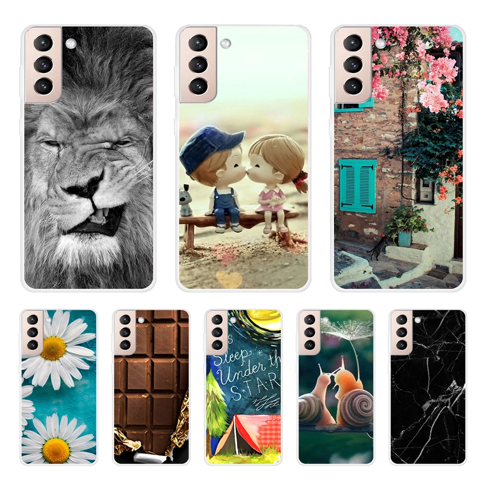 Чехол-бампер из силикона и ТПУ для Samsung Galaxy S21 | S21 + | S21