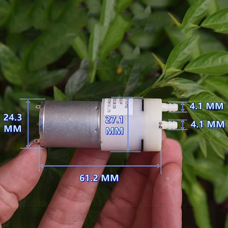 Мембранный вакуумный мини-насос постоянного тока 3 в 7 с мотором 370 всасывающий