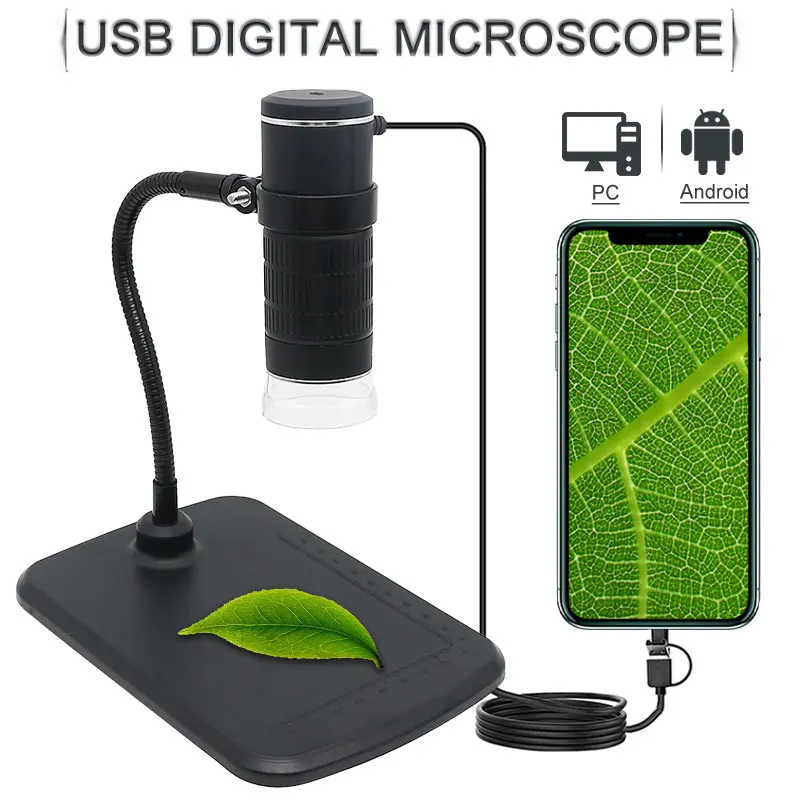 led usb digital microscope 1000x wifi mobile phone microscope support ios android pc video microscope for skin detection free global shipping