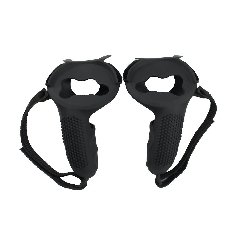 

1pair With Knuckle Strap Touch Controller Grip Cover Protective Easy Install Shockproof VR Glasses Dustproof For Oculus Quest 2