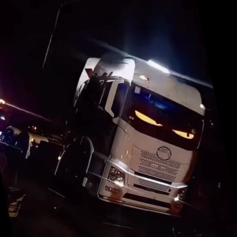 Гибкая деталь для лобового стекла автомобиля грузовика дисплей мигающие глаза