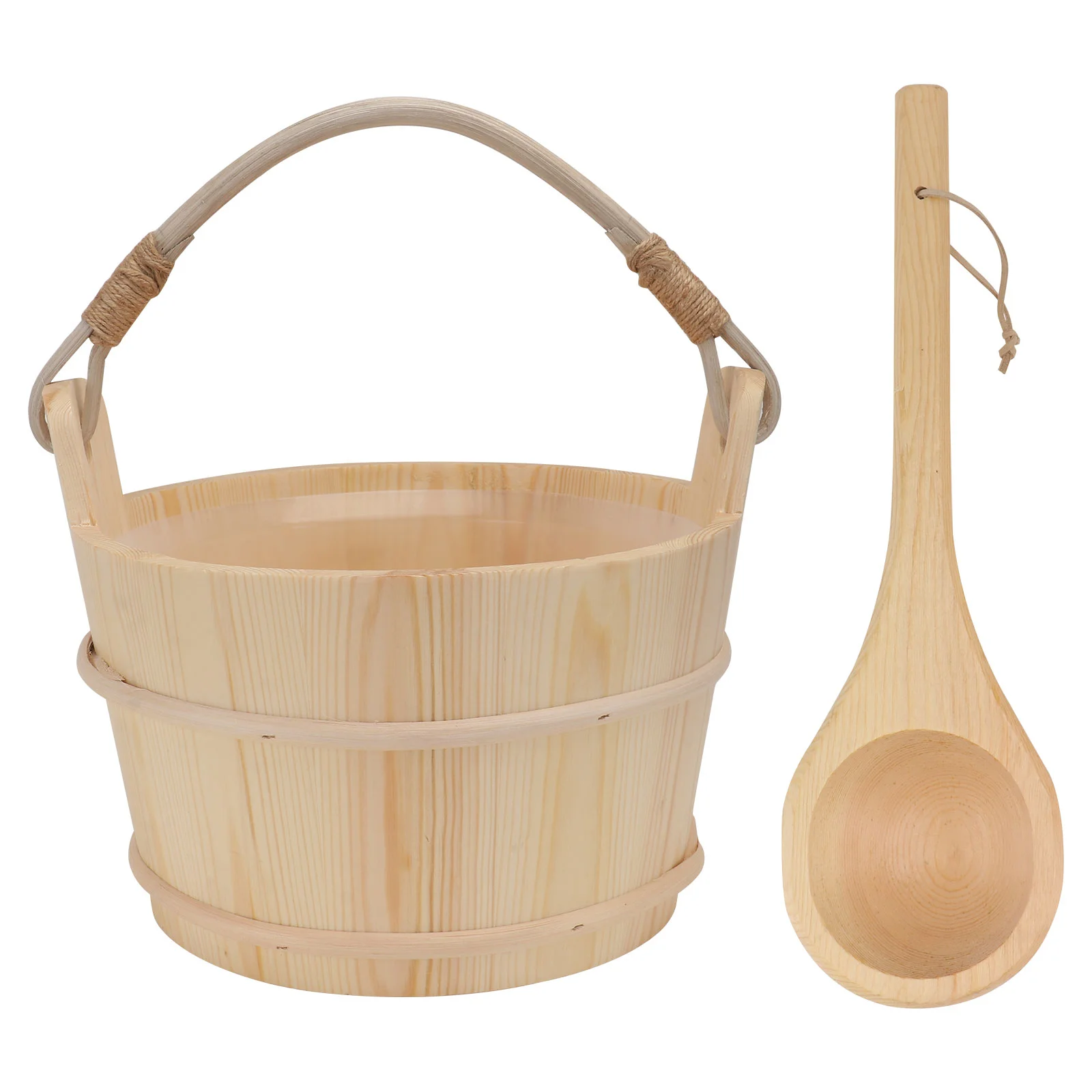 

1Set Wooden Spoon Bathing Set Special for Sauna Room