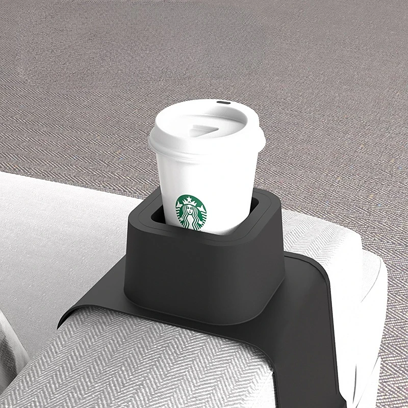 

Creative Minimalist Sofa Armrest Cushion Silicone Coaster Thermal Insulation Lazy Tray Foldable Mobile Ashtray