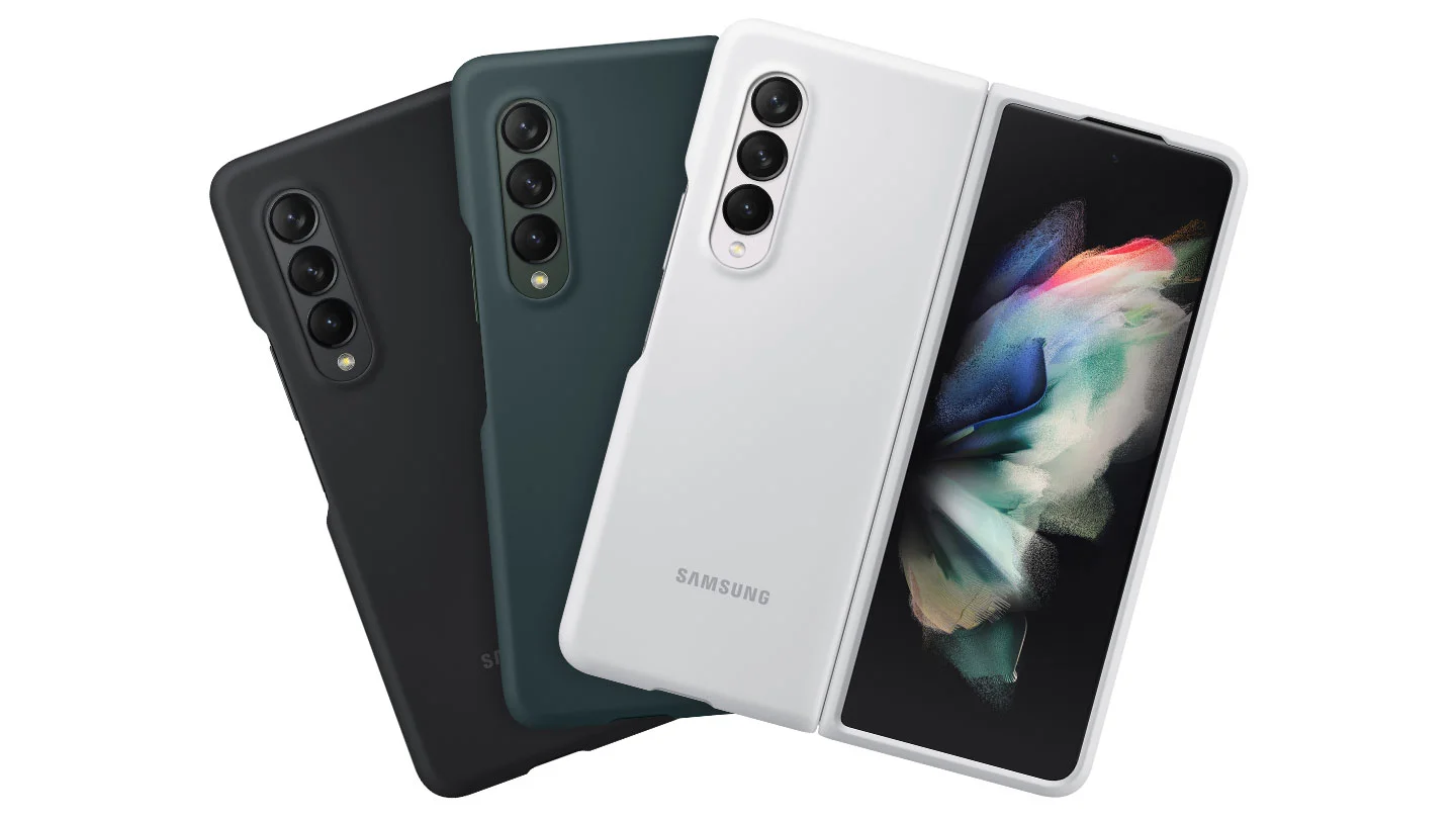 Original Samsung For Galaxy Z Fold3 5G Silicone Cover Galaxy Z Fold3 case