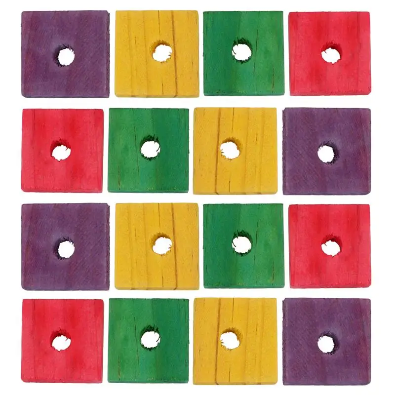 Деревянные жевательные зажимы для домашних животных 50 шт. обучающая клетка