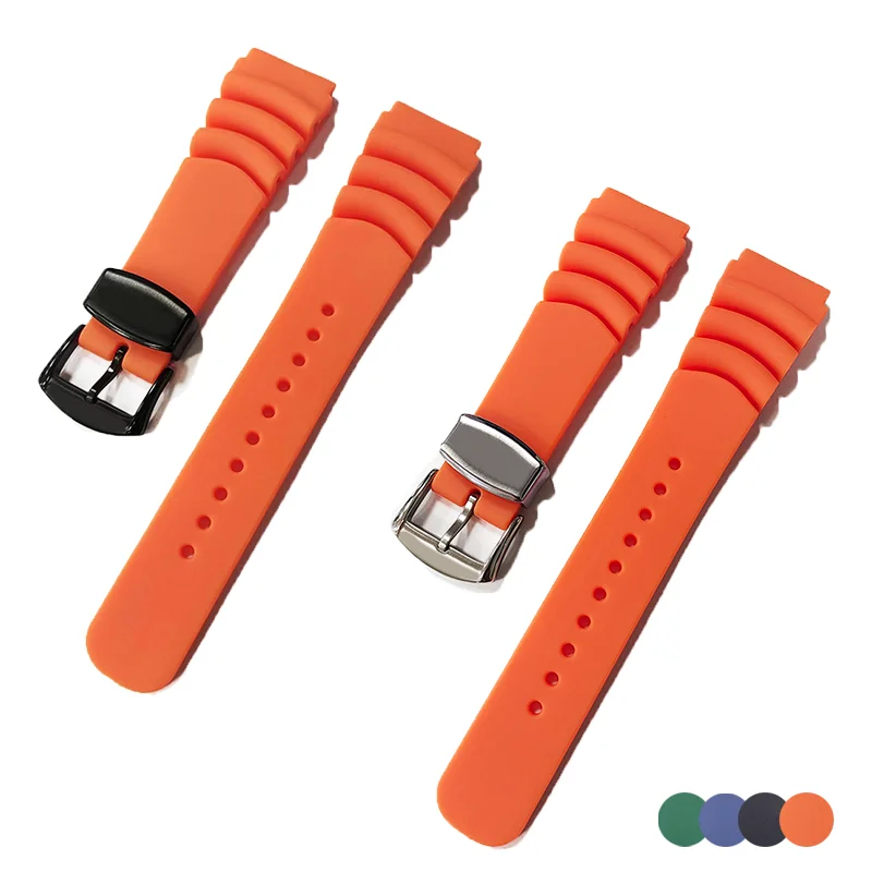 

Resin Watch Strap Waterproof Bracelet for Water Ghost Diving 007 for Seiko High Grade Solid Buckle 20mm 22mm