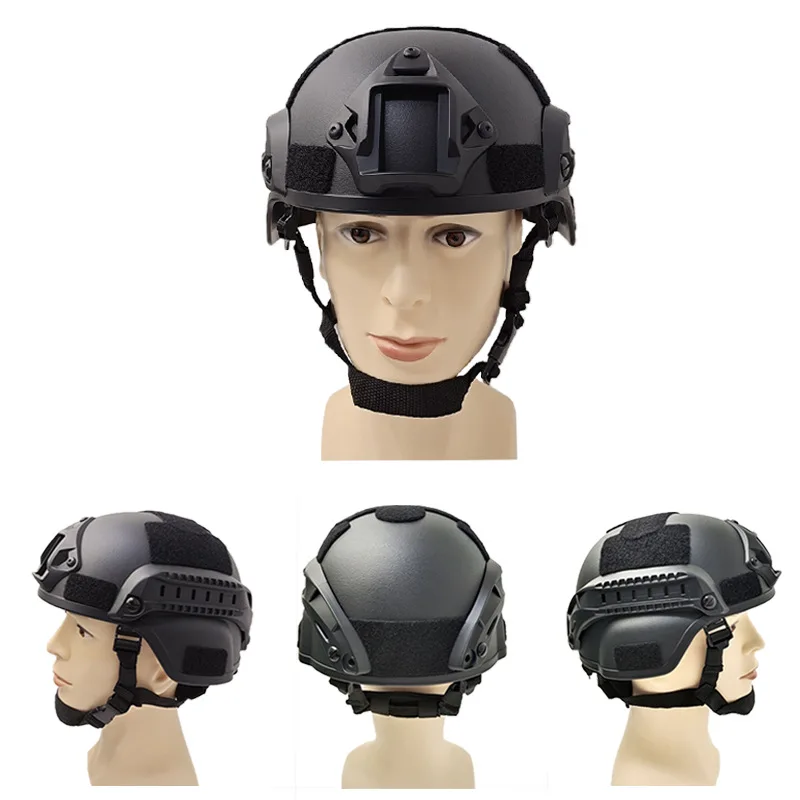

Высококачественный защитный шлем для пейнтбола и военных игр, армейский шлем для страйкбола MH, Тактический Быстрый Шлем с защитными очками, легкий