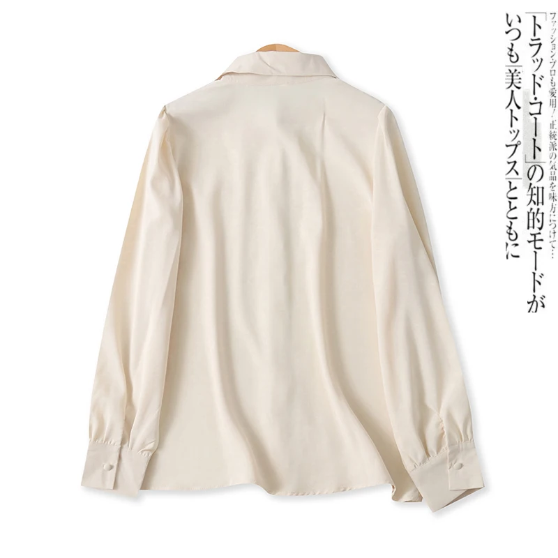 Fashion Set Autumn New Foreign Trade Women clothes Single-Breasted Lapel Long sleeve Shirts + Pleated Half-Length Midi dress ...