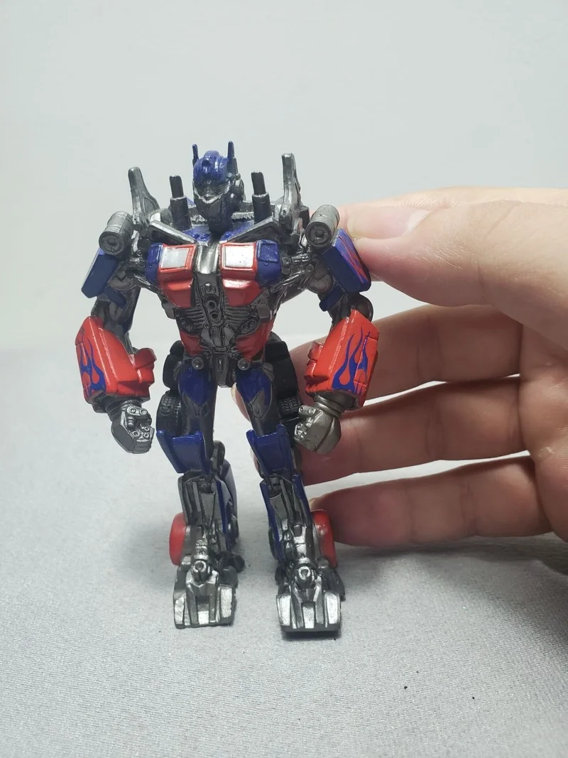 12 см статическая трансформирующая фигурка Optimus Prime настольные украшения модель
