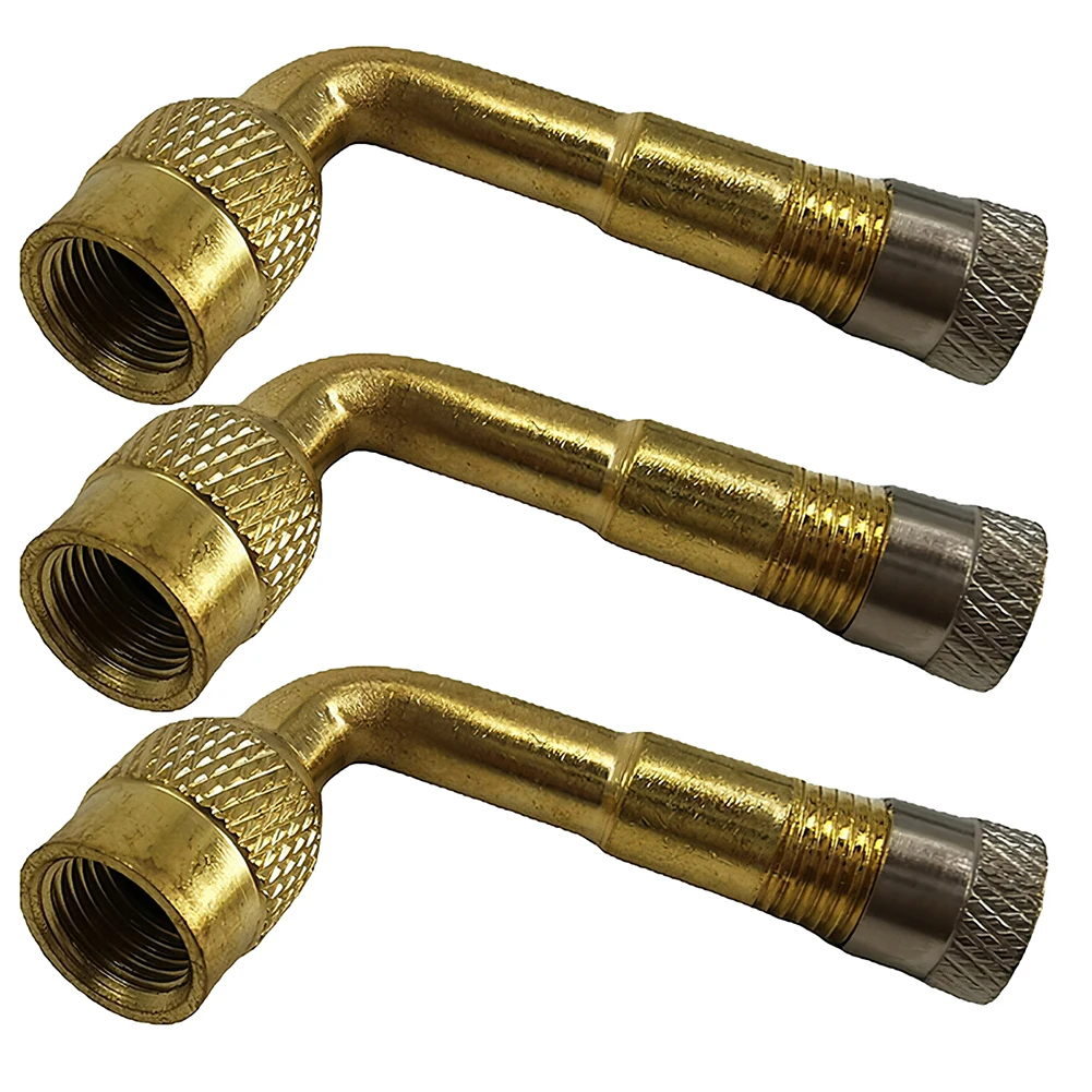 

3Pcs 90 Degree Tyre Valve Extension Adapter For Xiaomi M365 Electric Scooter Moto Car Truck Brass Tire Valve Stem Accessories