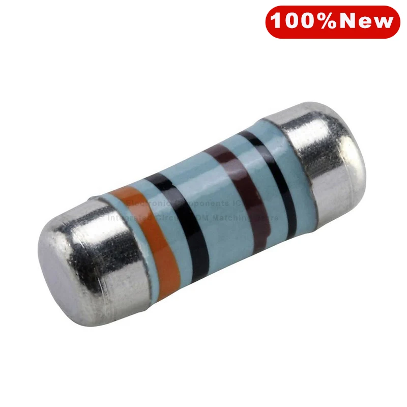 

50pcs Chip MELF Resistor 1% 0204 11R 12R 13R 15R 16R 18R 22R 24R 24.9R 27R 30R 33R 36R 39R Cylindrical resistance