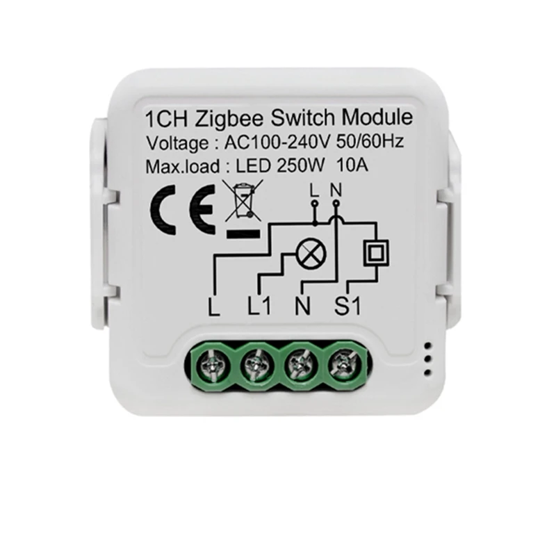 

Tuya Zigbee Smart Switch Module Relay Smartlife Wireless Control Compatible Alexa Home Yandex Alice