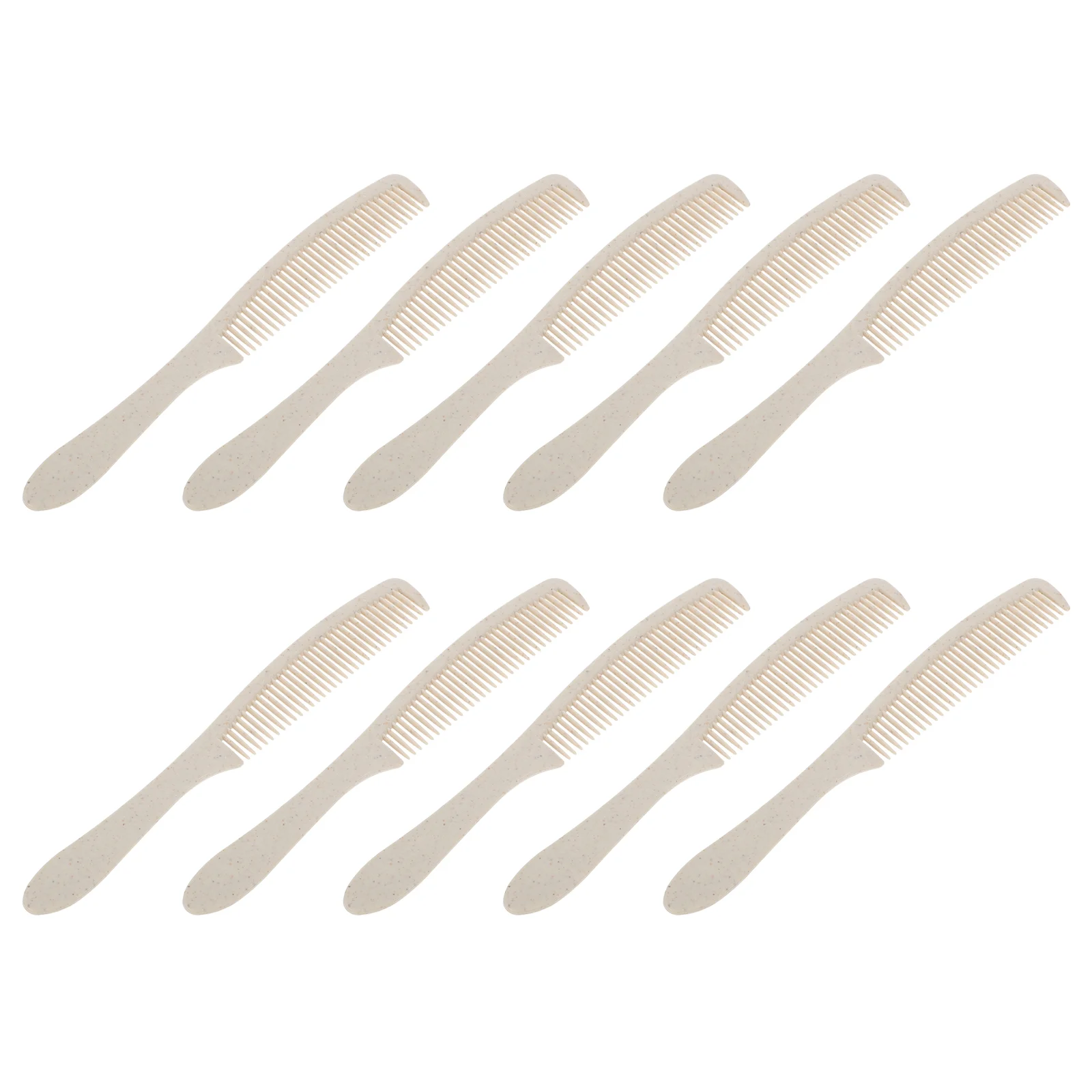 

50 Sets Disposable Comb Hair Styling Care Plastic Women Handle Hotel Haircut Beauty