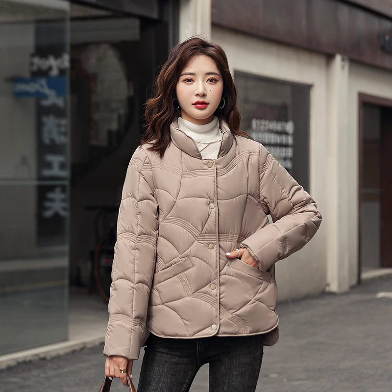 Women's Winter Jacket Parkas Short 2022 New Fashion Women's Winter Coat Down Jacket Outwear Basic Jacket Women