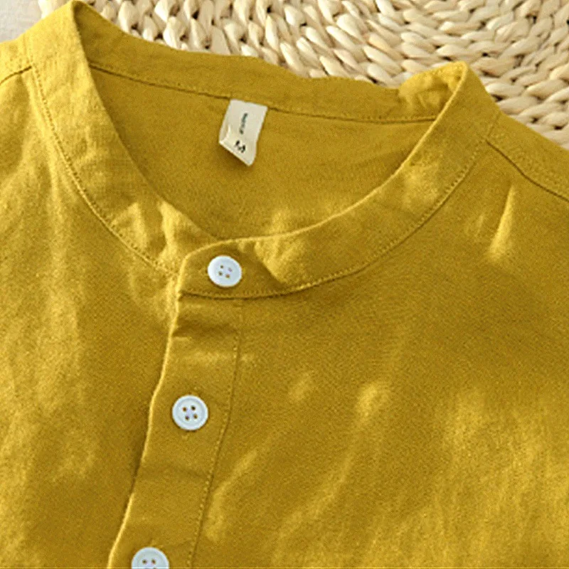 Men Slim Fit T Shirt Cotton Tee Casual Shirts Short Sleeve Tops Hawaii Holiday Beach Shirt Tops Buttons Blouse