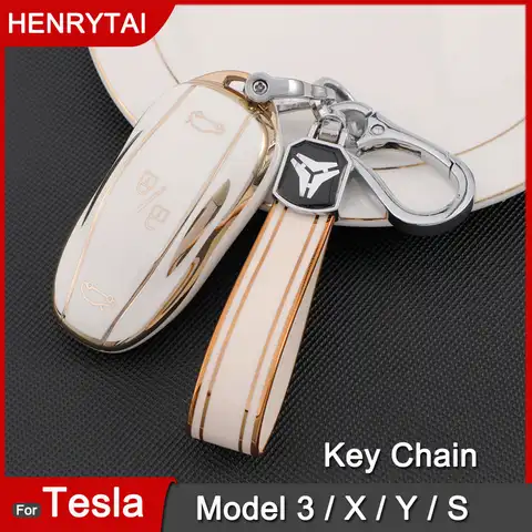 Новинка 2022 чехол Tesla для автомобильного ключа аксессуары для модели 3 S X Y чехол для смарт-ключа дистанционного управления ТПУ полная защита ...