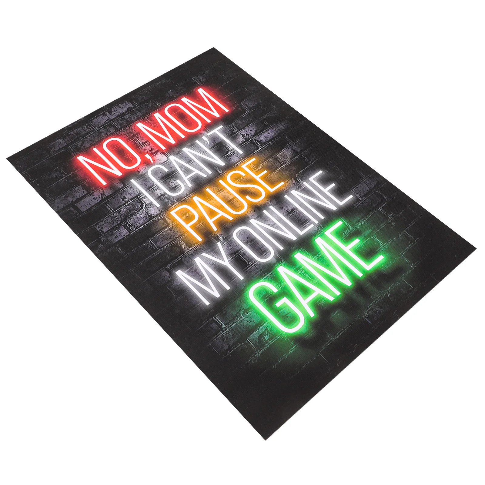 Декор для игровой комнаты неоновый декор Постер