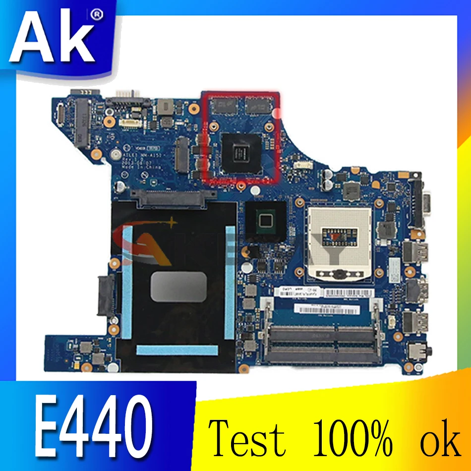 

Akemy AILE1 NM-A151 FRU 04X5922 Main board For lenovo thinkpad edge E440 Laptop motherboard NVIDIA 840M Full Tested