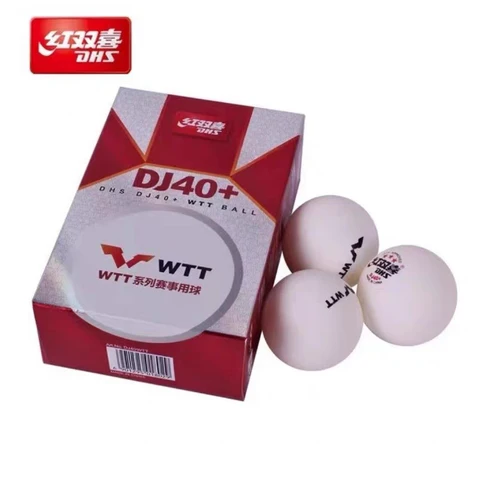 Оригинальный DHS 3 звезды WTT DJ40 + PP мяч для настольного тенниса/мяч для Пинг-Понга 6 шт./коробка