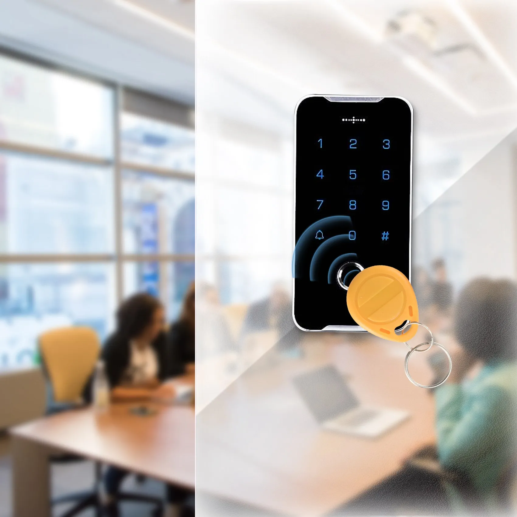 Фото НОВИНКА! 50 шт. пустых брелоков-меток T5577 с RFID-чипом, 125 кГц, перезаписываемые, копируемые, дублируемые. №2