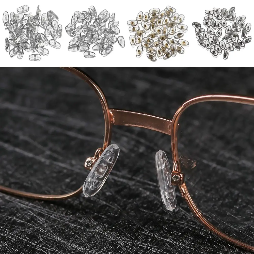 Силиконовые насадки S/L на нос с винтом фиксатор для очков солнцезащитных