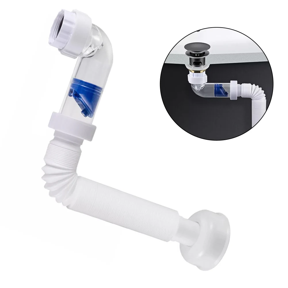 1 шт. сливная труба для ванной комнаты кухонная раковина дезодорант шланг против